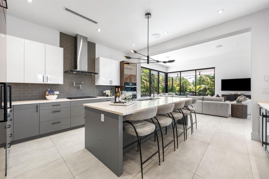 Furnished interior view inside a new home in , Fort Lauderdale (Image 12).