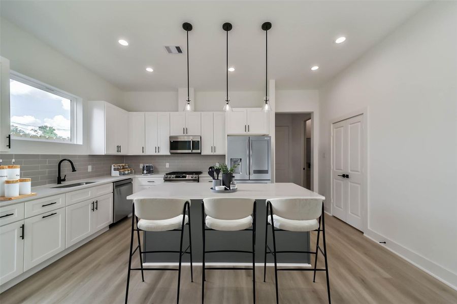 Furnished interior view inside a new home in , Houston (Image 18). Furnished interior view inside a new home in , Houston (Image 18).