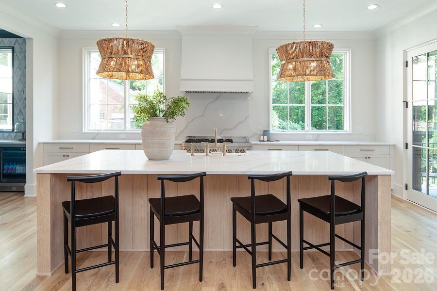 Furnished interior view inside a new home in , Charlotte (Image 10).
