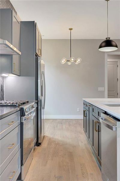 Furnished interior view inside a new home in , Atlanta (Image 15).