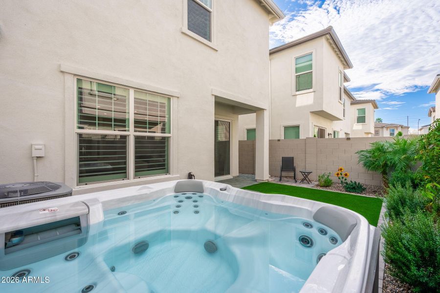 Relaxing sparkling spa