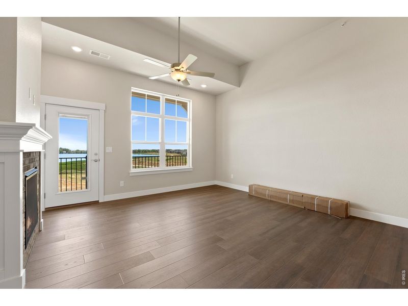 Spacious, unfurnished interior of a new home in The Lakes at Centerra, Loveland (Image 33). Spacious, unfurnished interior of a new home in The Lakes at Centerra, Loveland (Image 33).