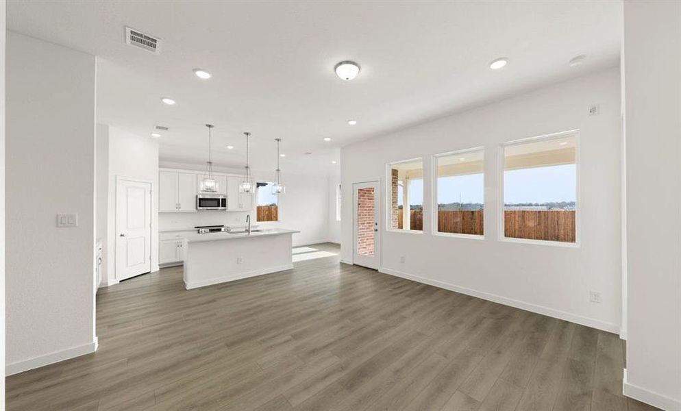Open Kitchen-Living-Dining Room Representative Photo