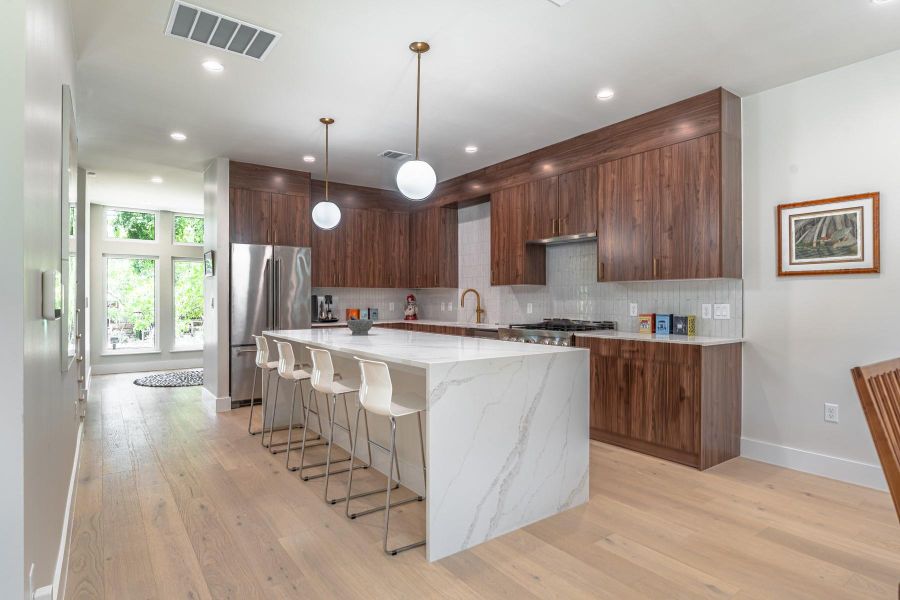 Furnished interior view inside a new home in , Austin (Image 7). Furnished interior view inside a new home in , Austin (Image 7).