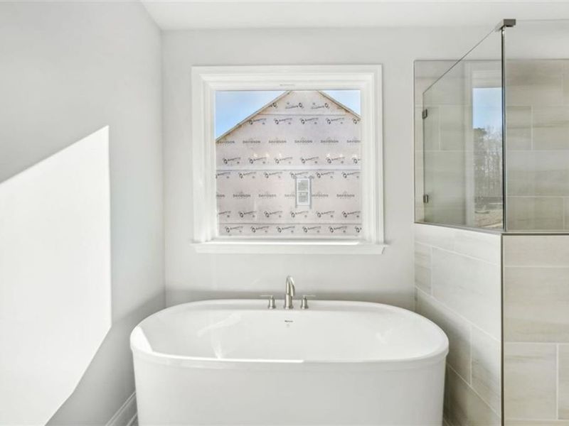 Furnished interior view inside a new home in Wehunt Meadows, Hoschton (Image 50).