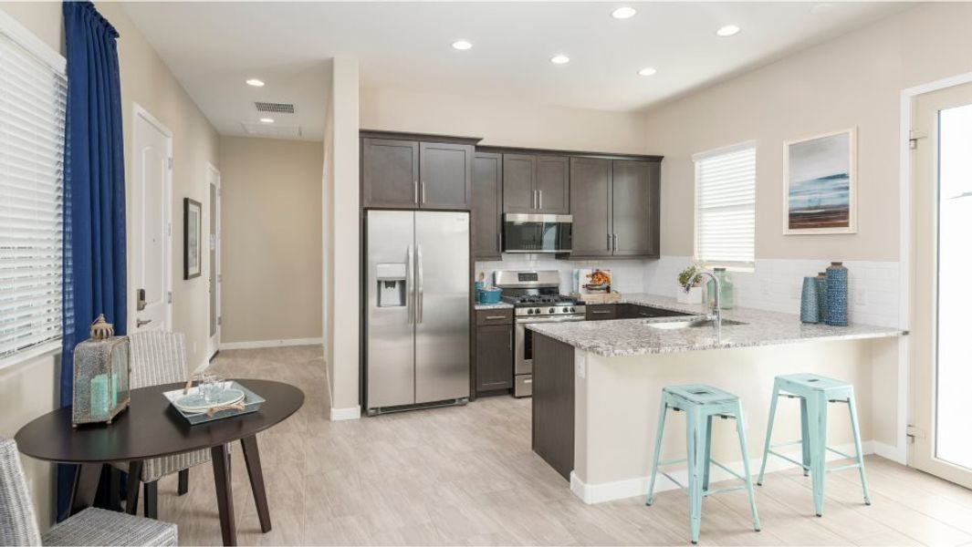 Furnished interior in a model home at Asante: Destiny in Surprise (Image 17).