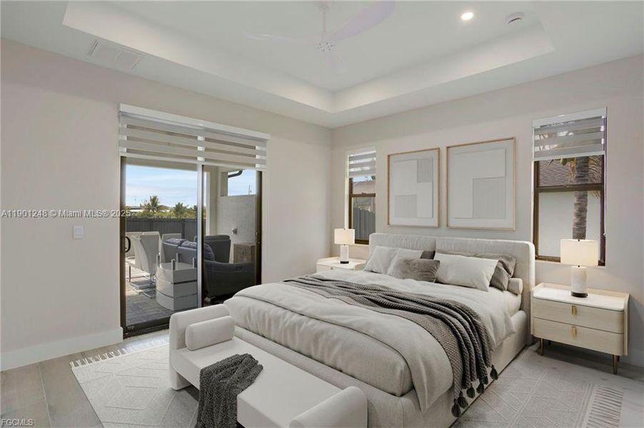 Furnished interior view inside a new home in , Cape Coral (Image 4). Furnished interior view inside a new home in , Cape Coral (Image 4).