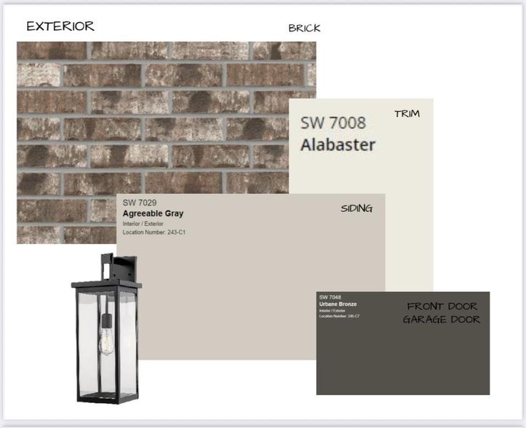 Sample of building materials used in homes in White Oak, Arlington (Image 6). Sample of building materials used in homes in White Oak, Arlington (Image 6).