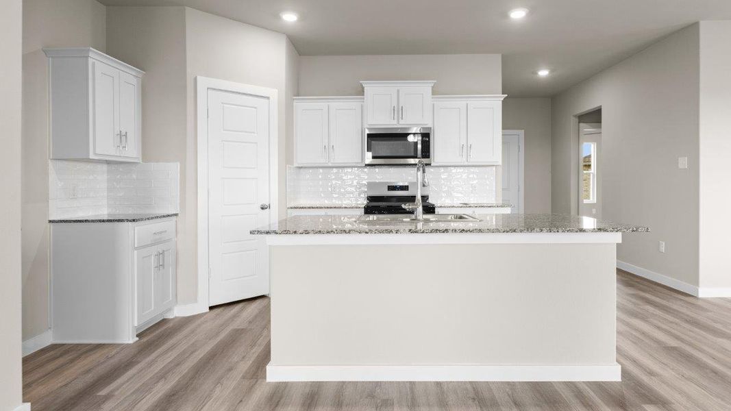 Furnished interior view inside a new home in Heritage Parks, Abilene (Image 3). Furnished interior view inside a new home in Heritage Parks, Abilene (Image 3).