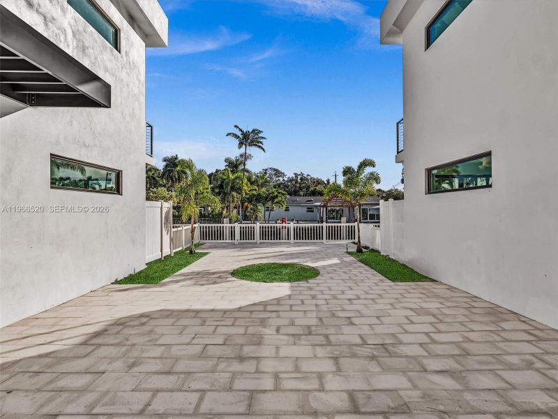 Exterior details and patio area of a home in , Dania Beach (Image 46). Exterior details and patio area of a home in , Dania Beach (Image 46).