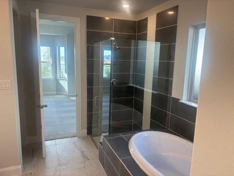 Furnished interior view inside a new home in Del Bello Lakes 60', Manvel (Image 6). Furnished interior view inside a new home in Del Bello Lakes 60', Manvel (Image 6).