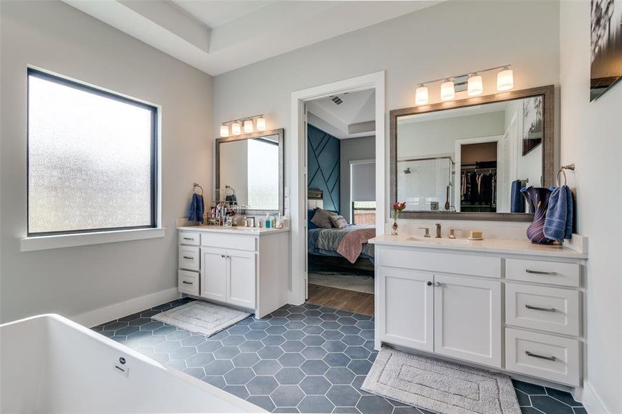 Furnished interior view inside a new home in Somerset Park, Rockwall (Image 12).