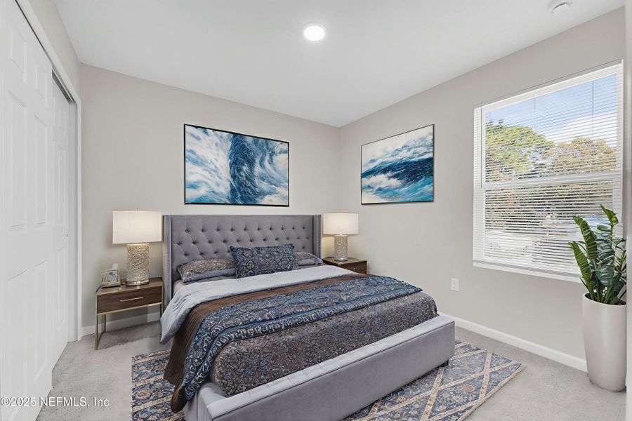 Furnished interior view inside a new home in , Jacksonville (Image 13).