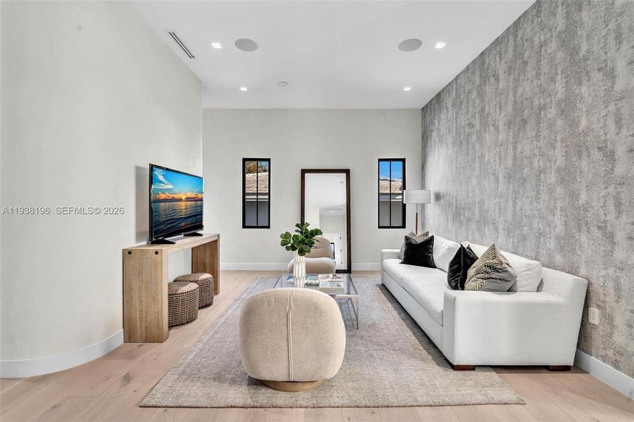 Furnished interior view inside a new home in , Surfside (Image 4).
