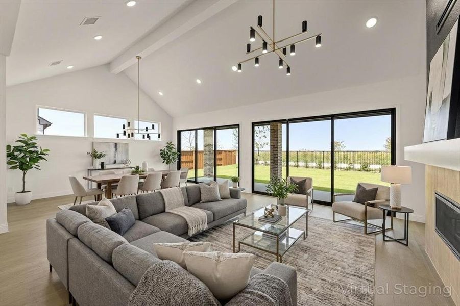 1570 Binkley Ave  - Family Room & Dining VS