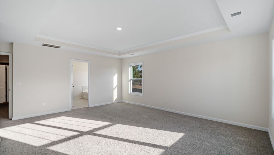 Representative unfurnished interior of a home built from the LONDON by D.R. Horton in Adams Glen, Greenville (Image 36).