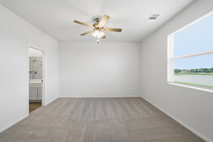 Representative unfurnished interior of a home built from the Pei by CastleRock Communities in Municipal Drive Townhomes, Leander (Image 23). Representative unfurnished interior of a home built from the Pei by CastleRock Communities in Municipal Drive Townhomes, Leander (Image 23).