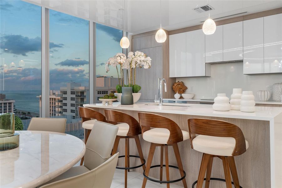 Furnished interior view inside a new home in , Fort Lauderdale (Image 31). Furnished interior view inside a new home in , Fort Lauderdale (Image 31).