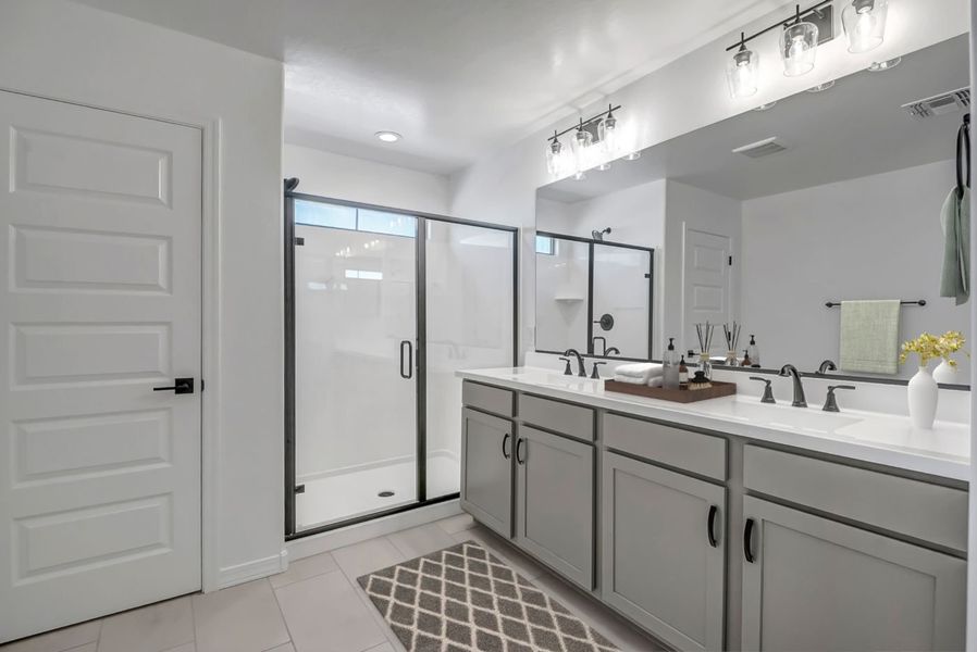 Furnished interior view inside a new home in Ironwood Villages at North Creek, Queen Creek (Image 38). Furnished interior view inside a new home in Ironwood Villages at North Creek, Queen Creek (Image 38).