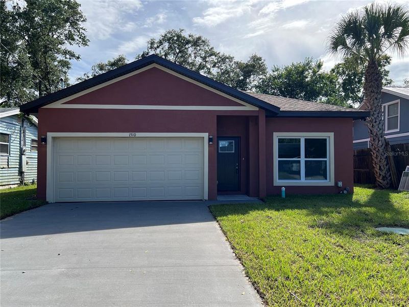 Front exterior of a new home in , Daytona Beach, FL, highlighting curb appeal (Image 1). Front exterior of a new home in , Daytona Beach, FL, highlighting curb appeal (Image 1).