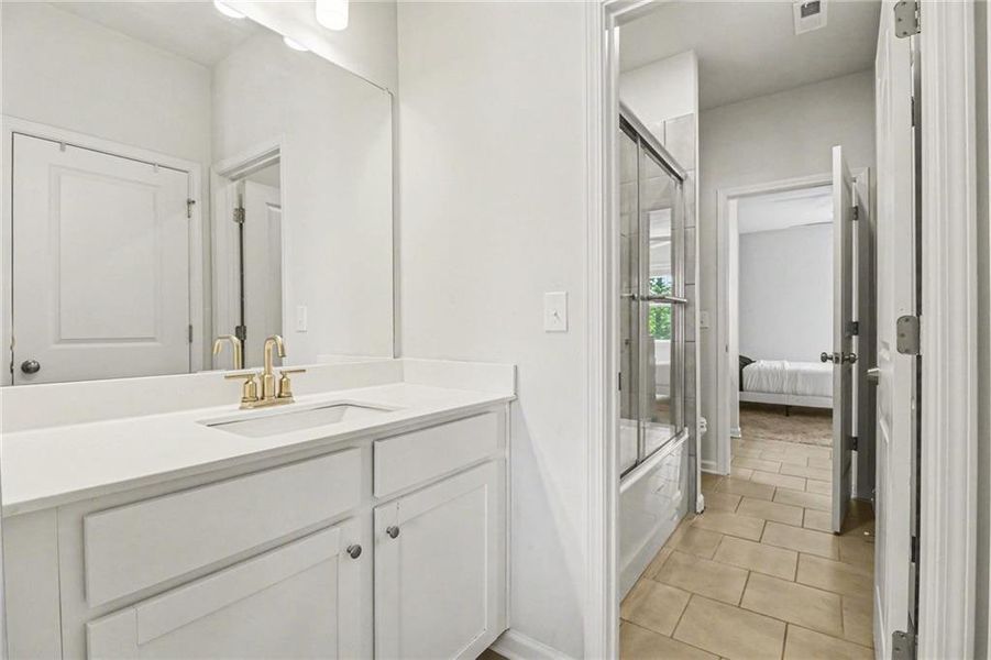 Furnished interior view inside a new home in Carmichael Farms, Canton (Image 26).