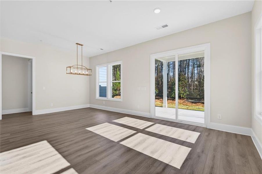 Spacious, unfurnished interior of a new home in The Reserve at Bells Ferry, Kennesaw (Image 35).