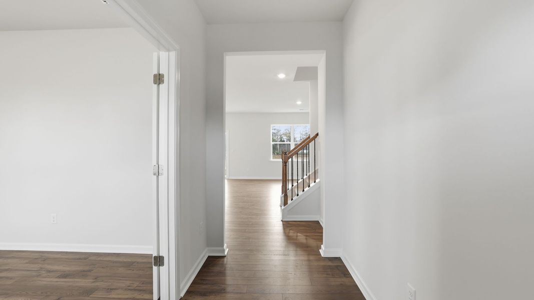Spacious, unfurnished interior of a new home in Durbin Meadows Traditions, Fountain Inn (Image 17). Spacious, unfurnished interior of a new home in Durbin Meadows Traditions, Fountain Inn (Image 17).