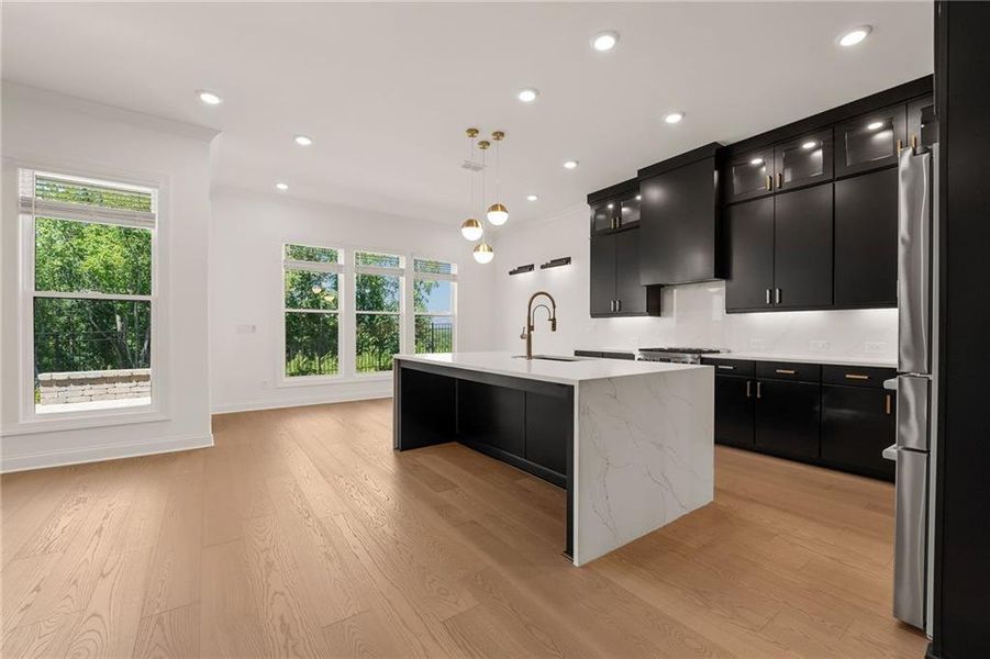 Furnished interior view inside a new home in , Cumming (Image 41).