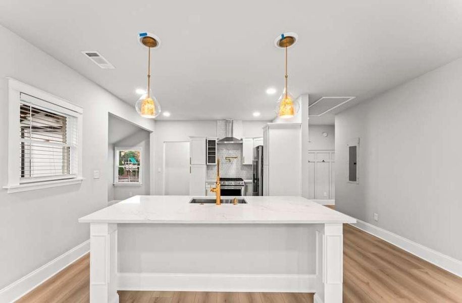 Furnished interior view inside a new home in , Atlanta (Image 4).