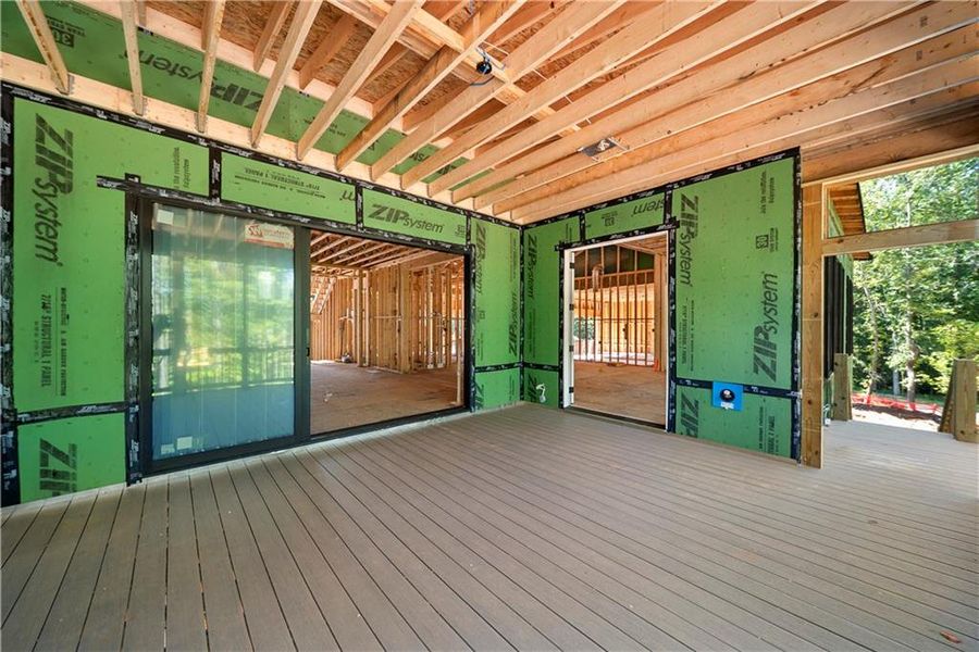In-progress construction of a new home in Aster, Milton, GA (Image 48).