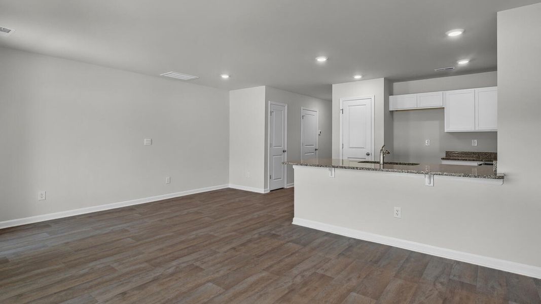 Spacious, unfurnished interior of a new home in Townes at Seabrooke, Leland (Image 17).