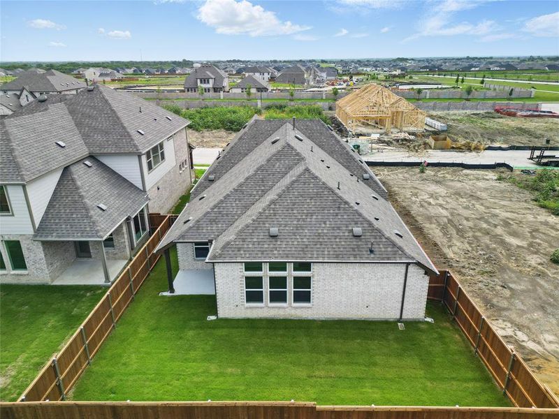 Aerial view of residential area Aerial view of residential area