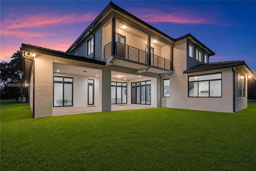 Exterior details and patio area of a home in , Southwest Ranches (Image 21).