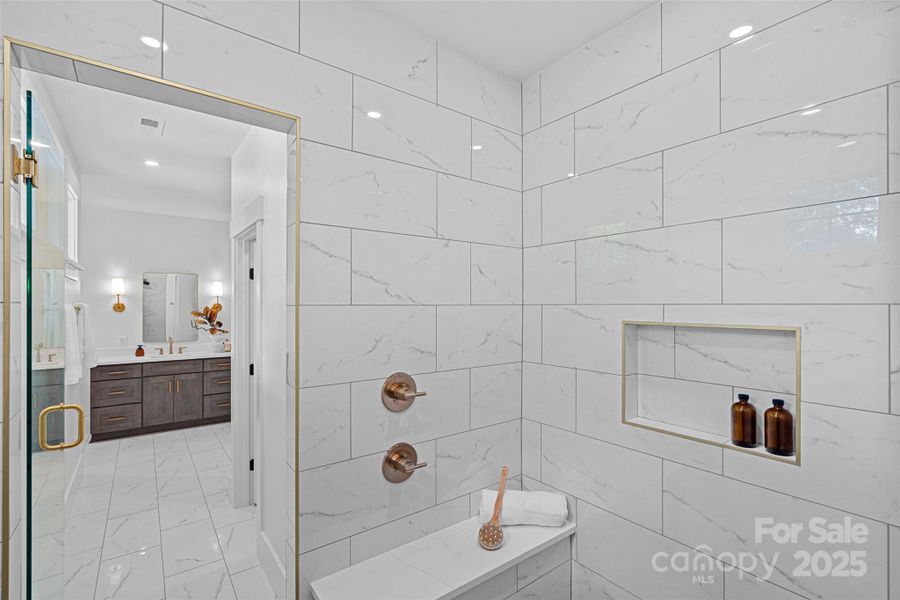 Furnished interior view inside a new home in , Charlotte (Image 15).