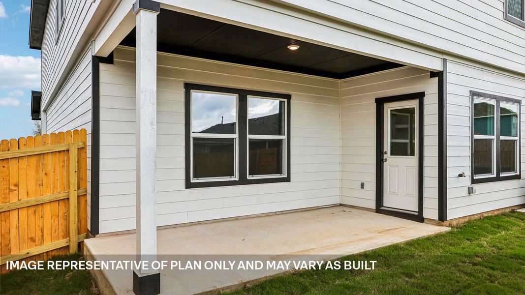 Exterior details and patio area of a home in Durango, Mustang Ridge (Image 3).