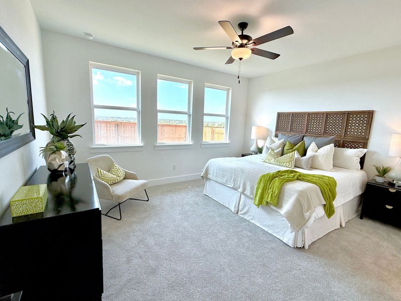 Furnished interior view inside a new home in Sage Collection – Freedom at Anthem, Kyle (Image 5).