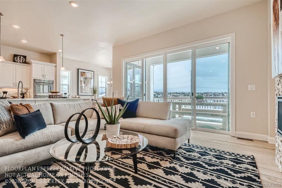 Furnished interior view inside a new home in , Broomfield (Image 13).