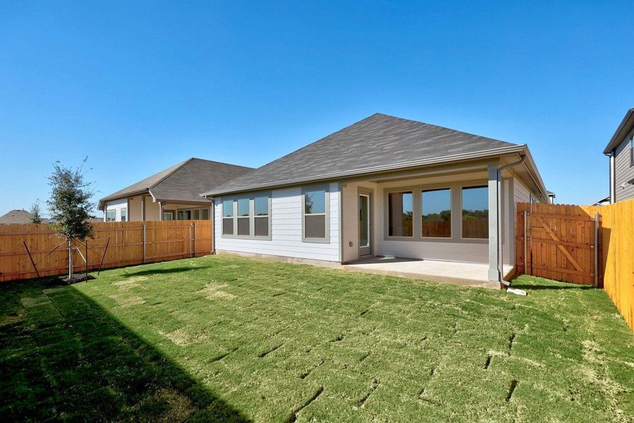Covered Patio in the Quartz home plan by Trophy Signature Homes – REPRESENTATIVE PHOTO Covered Patio in the Quartz home plan by Trophy Signature Homes – REPRESENTATIVE PHOTO