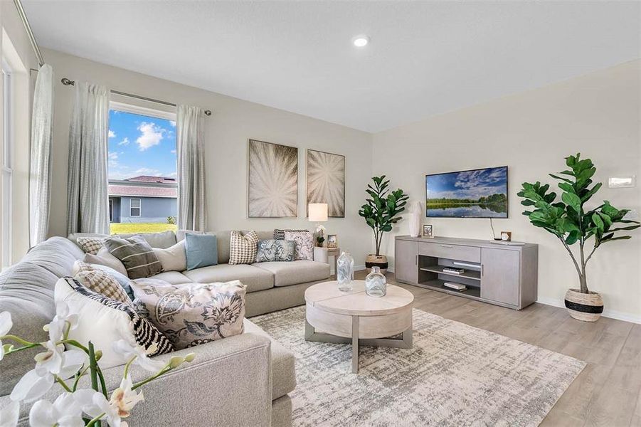 Furnished interior view inside a new home in Harmony West, St. Cloud (Image 37). Furnished interior view inside a new home in Harmony West, St. Cloud (Image 37).