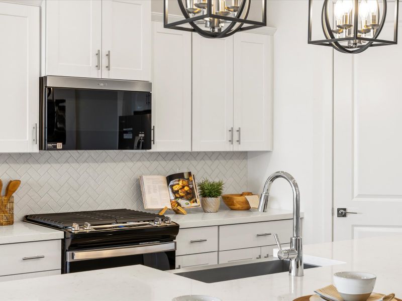 Kitchen in the Arlo floorplan modeled at Teravalis