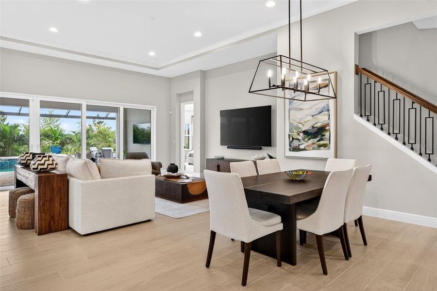 Furnished interior view inside a new home in , Venice (Image 13).