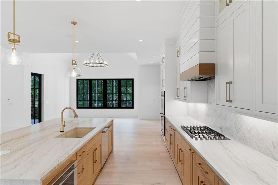 Furnished interior view inside a new home in , Alpharetta (Image 8).