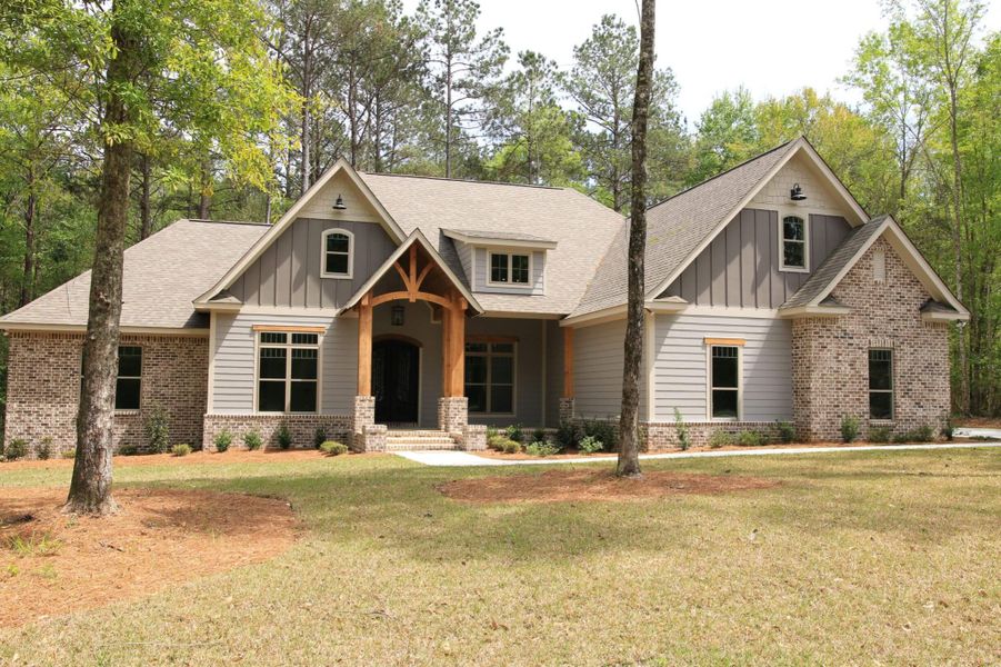 Representative exterior photo of a completed home built from the Courtland Drive by Trinity Classic Homes in Zion Trails, Poolville, TX (Image 23). Representative exterior photo of a completed home built from the Courtland Drive by Trinity Classic Homes in Zion Trails, Poolville, TX (Image 23).