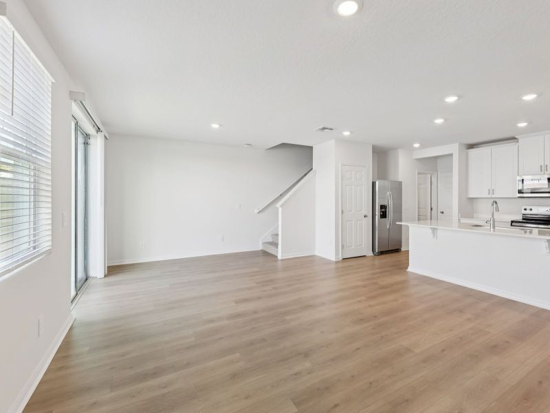 Spacious, unfurnished interior of a new home in The Meadow at Crossprairie Townes, St. Cloud (Image 10). Spacious, unfurnished interior of a new home in The Meadow at Crossprairie Townes, St. Cloud (Image 10).