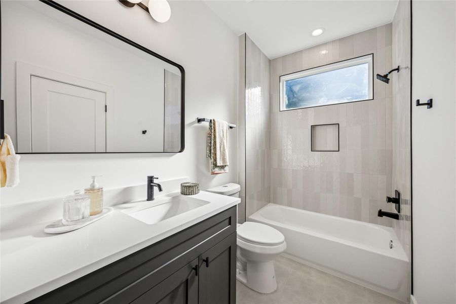 Furnished interior view inside a new home in , Houston (Image 28).