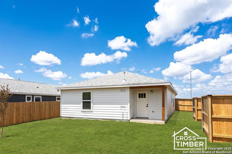 Front exterior of a new home in , San Antonio, TX, highlighting curb appeal (Image 19). Front exterior of a new home in , San Antonio, TX, highlighting curb appeal (Image 19).