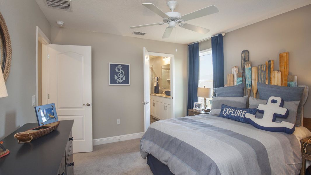 Furnished interior view inside a new home in Enclave At Seminole Palms, Palm Coast (Image 53). Furnished interior view inside a new home in Enclave At Seminole Palms, Palm Coast (Image 53).