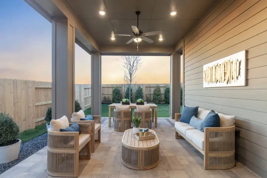 Representative Patio - some options shown Representative Patio - some options shown