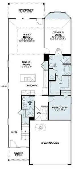2D floor plan layout of this home in Lone Star Landing, Montgomery, TX (Image 4). 2D floor plan layout of this home in Lone Star Landing, Montgomery, TX (Image 4).