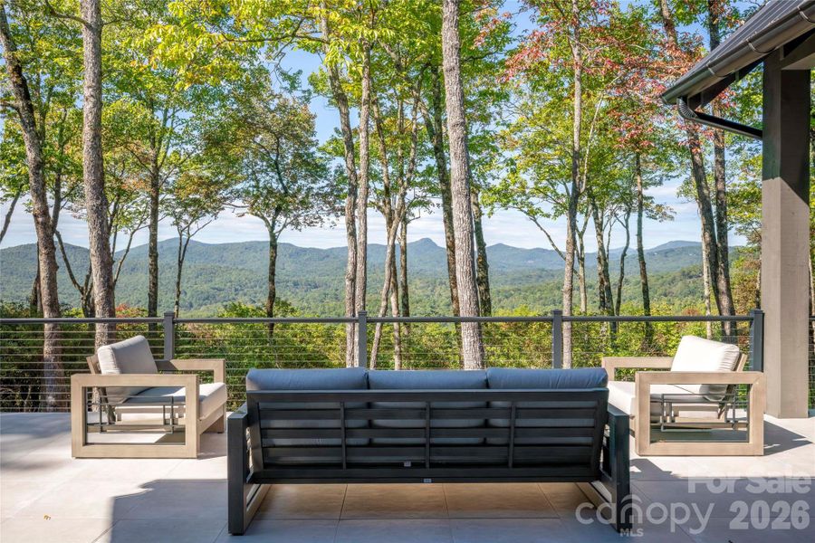 Exterior details and patio area of a home in , Sapphire (Image 18).
